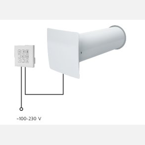 Ventilator med varmegenvinding