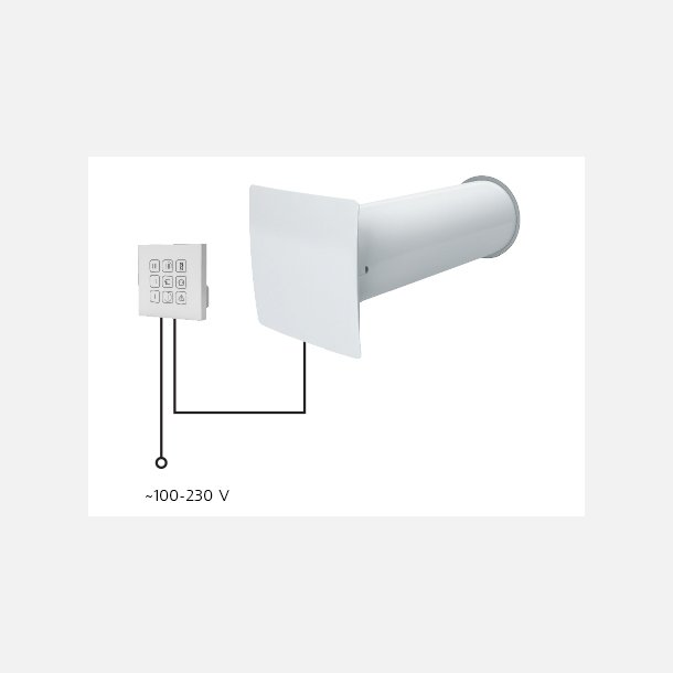 Ventilator med varmegenvinding