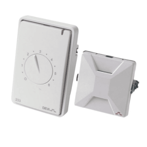 Termostat Devireg 233 med rumfler