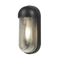 Udendrs lampe sort IP54 E27 Inspire