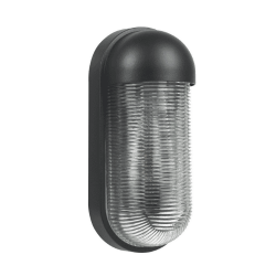 Udendrs lampe sort IP54 E27 Inspire
