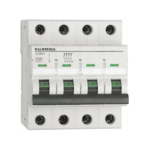 MCB automatsikring Malmbergs, 13A, 4P, C-Type