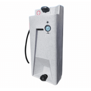 Mobil hndvask station med fodpumpe