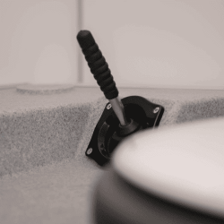 Tanktoilet med hndvask station