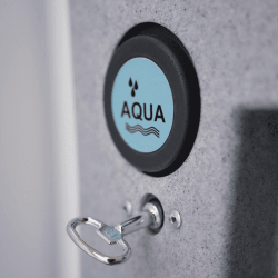 Mobil hndvask station med fodpumpe