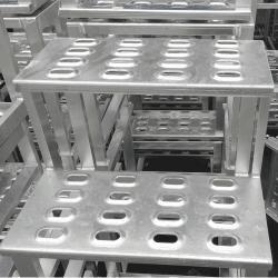 Aluminium trappe fritstende 2 trin 