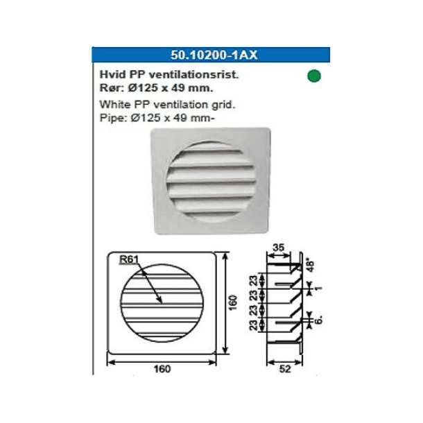Ventilation Indvendig