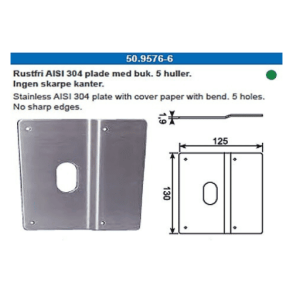 Langskilt/dr plade teknikrum