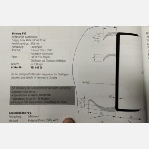 T�tningsliste 85mmx2700mm