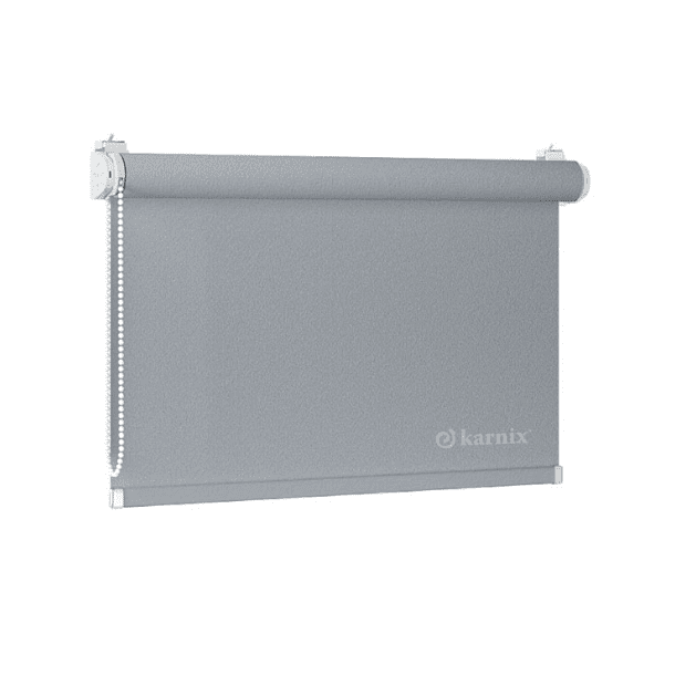 Gr stof gardin 60 cm